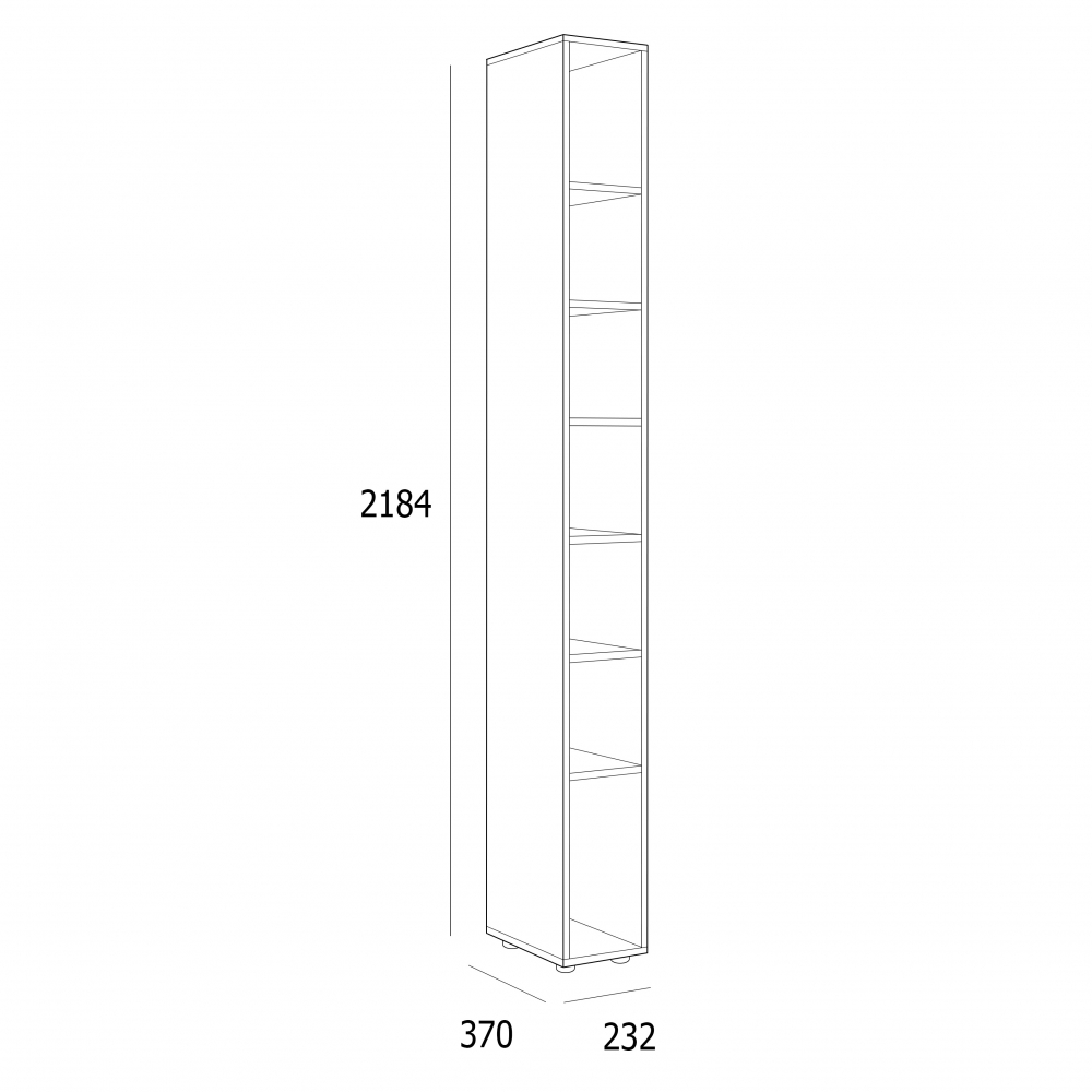 Стеллаж 232 "BOSA" SL232