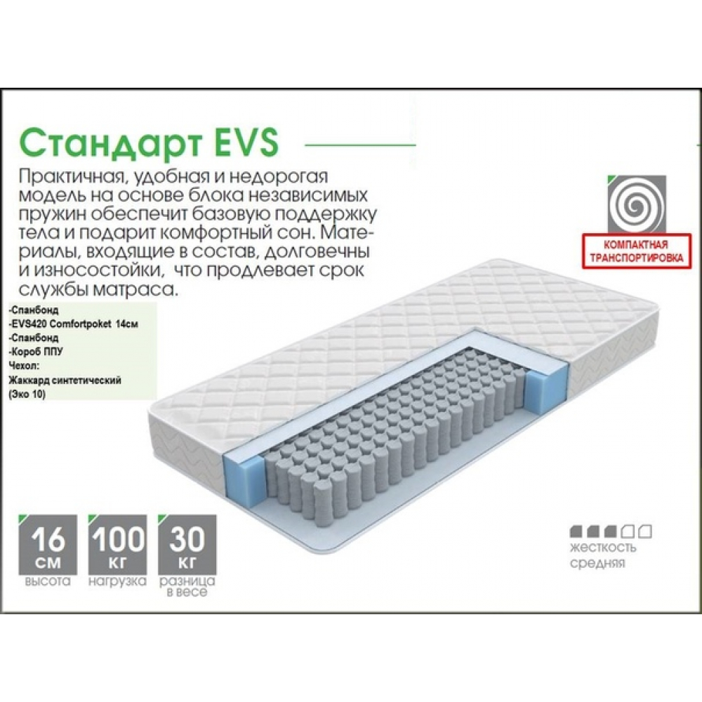 Матрас "Стандарт EVS ролл"