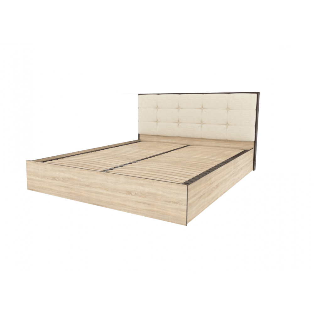 Кровать "Лирика ЛК-2" 1600 с ортопедом на опорах