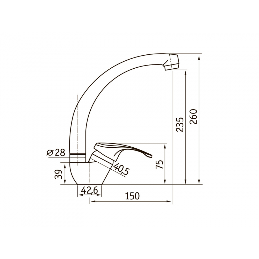 Смеситель UM2302 CR